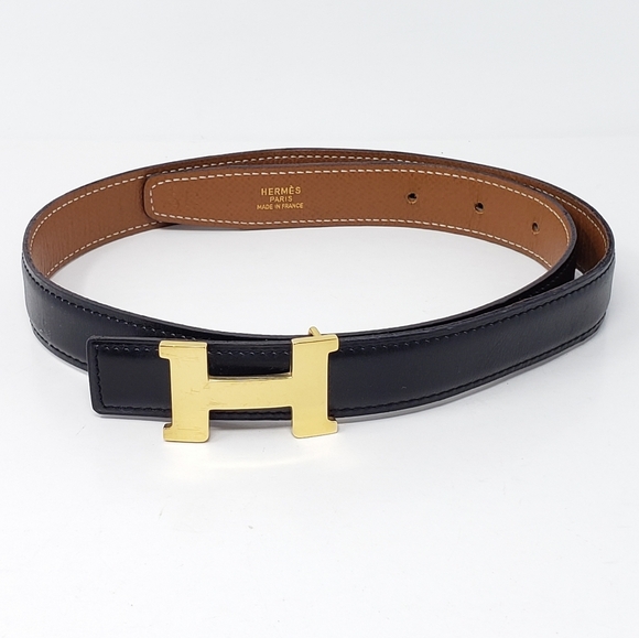 Hermes Accessories - Hermes Belt Mini Constance Reversible Gold-tone